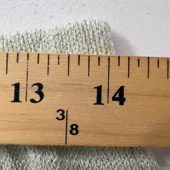 St. John Evening by Marie Gray Knit Skirt with Beaded Hem — Size 10, Light Gray - Picture 13 of 15